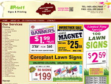 Tablet Screenshot of print1.ca
